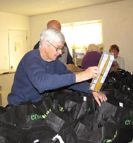bagging food